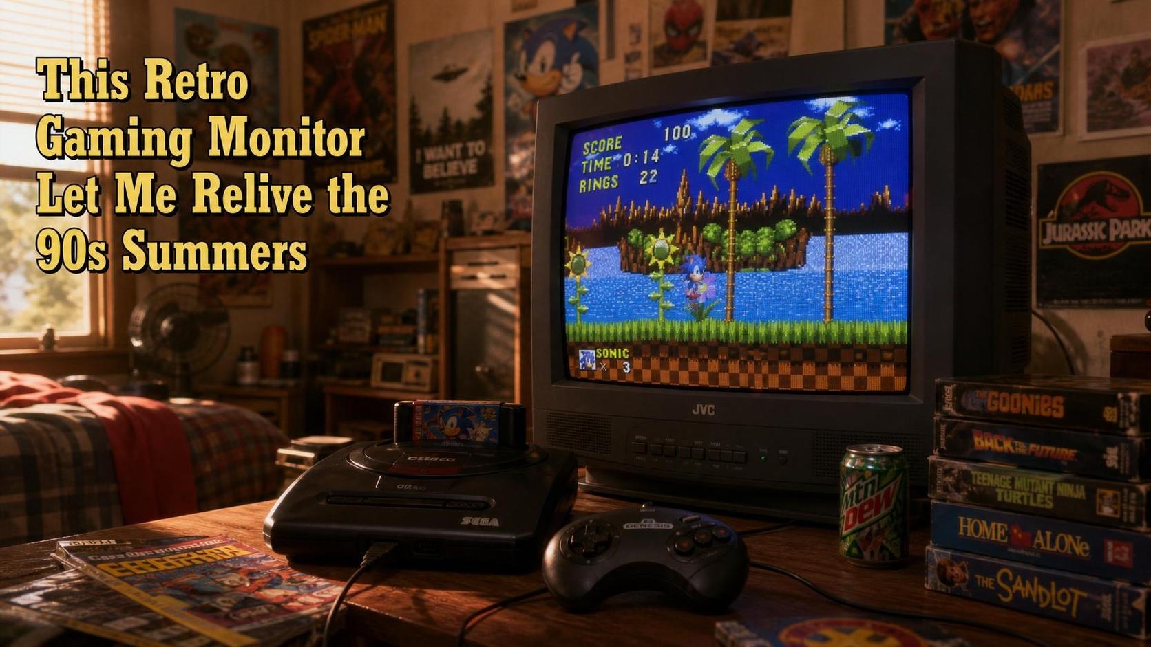 This Retro Gaming Monitor Let Me Relive the 90s Summers
