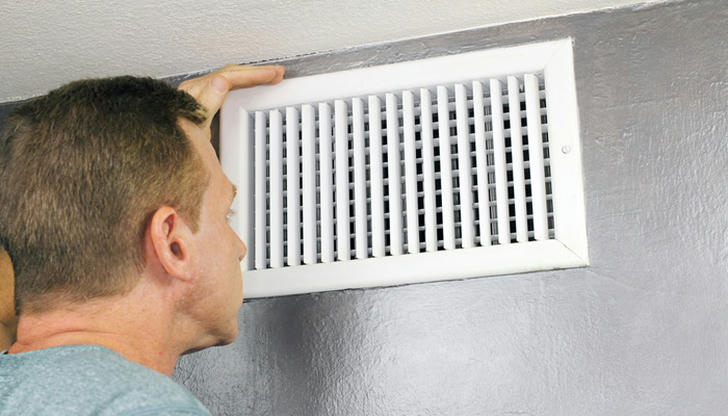 What is the main risk of blocked return air vents?